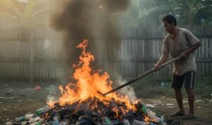 Tetangga Yang Membakar Sampah Sembarang Bisa Kena Denda 50 Juta dan Penjara 3 Bulan