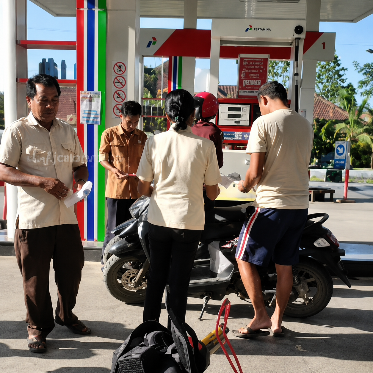 Sekarang Beli Pertalite Harus Tunjukkan STNK, Telat Pajak Akan Ditolak. Benarkah? Sekarang Beli Pertalite Harus Tunjukkan STNK, Telat Pajak Akan Ditolak. Benarkah?
