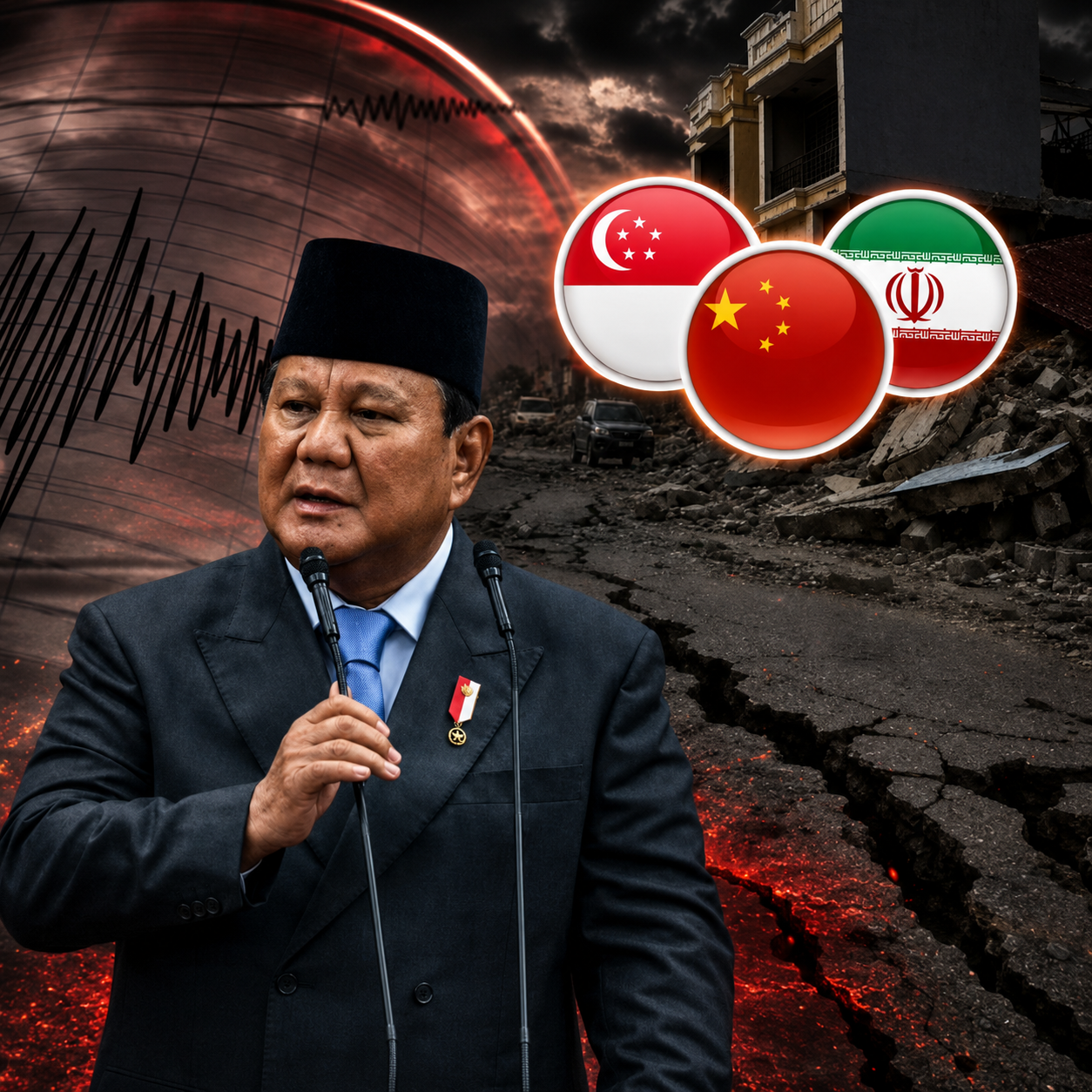Sederet Pimpinan Dunia Sudah Tawarkan Bantuan Untuk Gempa NTT, Tapi Pemerintah RI Tegaskan Belum Buka Pintu Bantuan Asing Karena Masih Mampu Tangani Sendiri