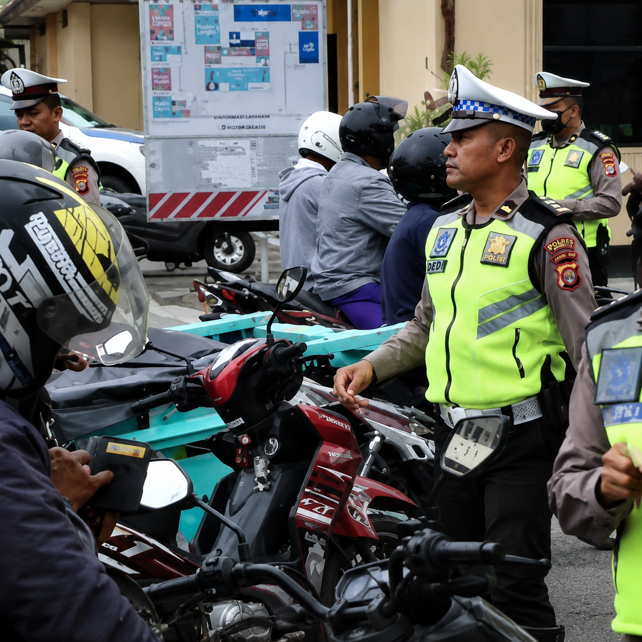 Bukannya Bagi Masker Gratis, Aparat Malah Gelar Razia Pajak di Tengah Kepungan Kabut Asap Tebal chatgpt image 23 agu 2026, 07.03.36