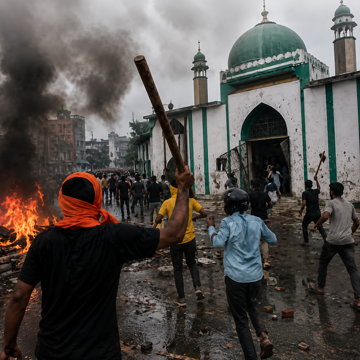 Muslim Nepal Beramai-ramai Tinggalkan Kampung Halaman Setelah Masjid, Al-Qu’ran, Tempat Tinggal dan Mata Pencarian Mereka Dihancurkan Oleh Ekstrimis Garis Keras