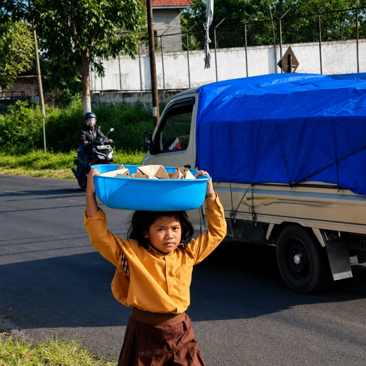 Dibuang Ayah dan Ibunya, Bocah 8 Tahun ini Berjualan Mie Demi Merawat Adiknya Yang Sakit Hidrosefalus Dibuang Ayah dan Ibunya, Bocah 8 Tahun ini Berjualan Mie Demi Merawat Adiknya Yang Sakit Hidrosefalus