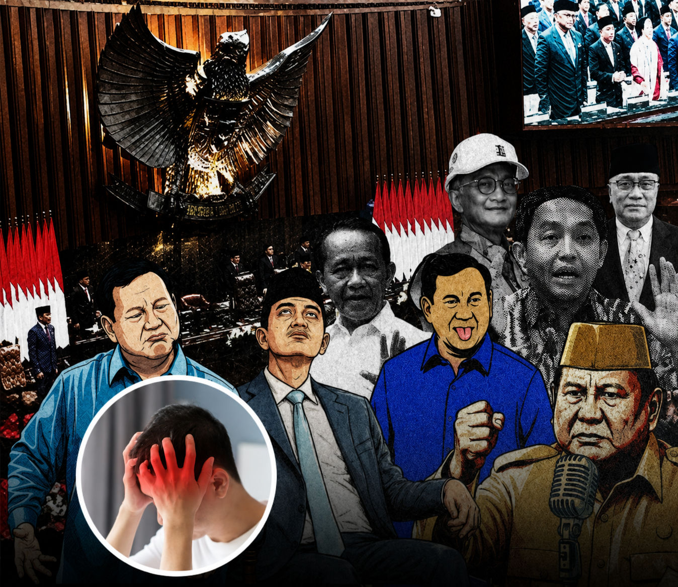 Berdasarkan Penelitian: Sumber Penyakit Rakyat Indonesia 90% Berasal Dari Mikirin Pemerintah dan 10% Dari Makanan