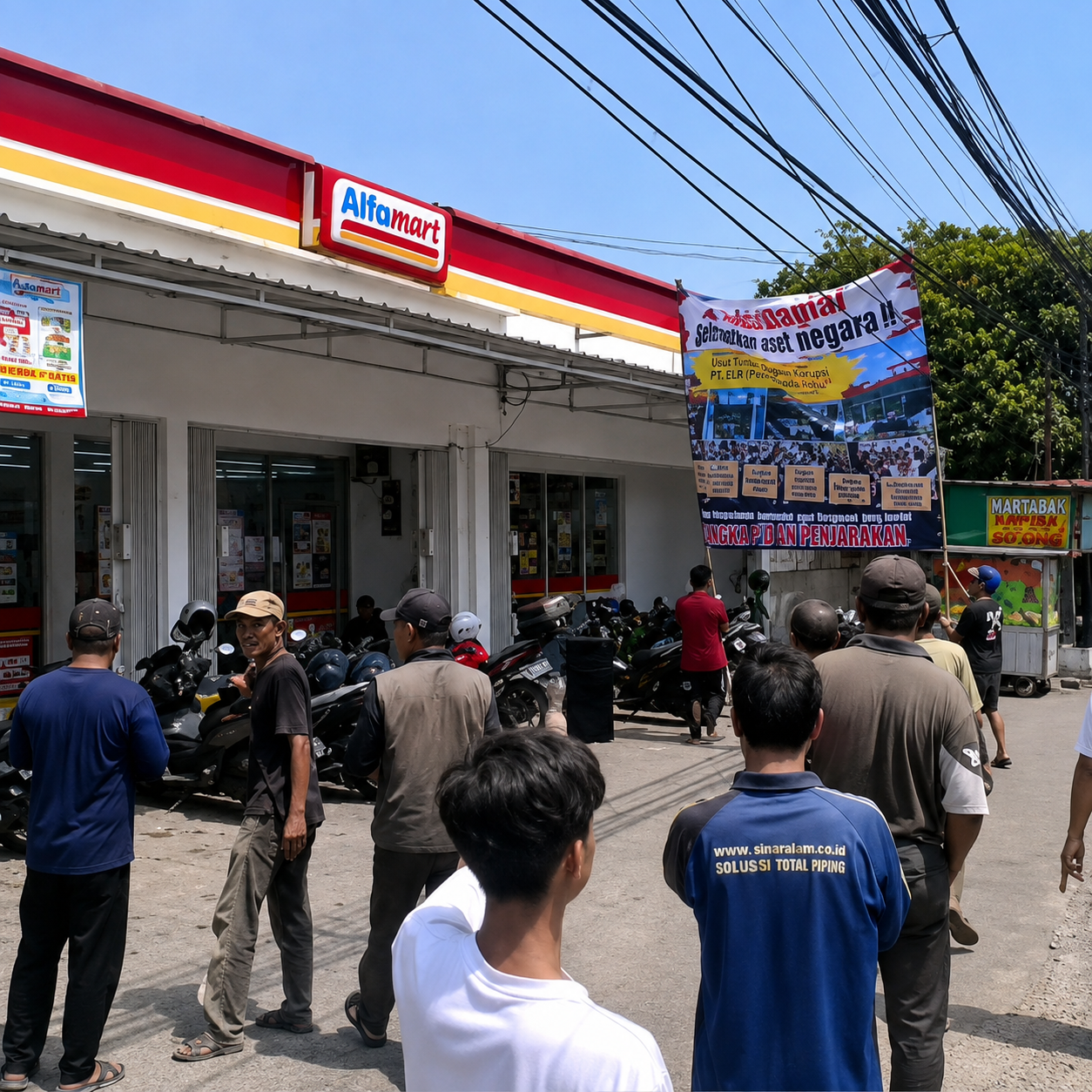 Warga Bogor Segel Alfamart, Meminta Dialihfungsikan Jadi Kopdes Merah Putih Karena Dianggap Lebih Bermanfaat
