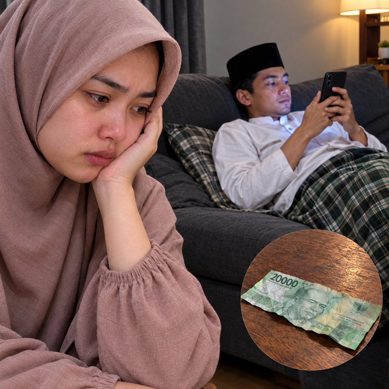 Wanita ini Curhat Dijodohkan Ibunya Dengan Lulusan Santri, Berujung Hidup Sengsara: Dikasih Uang Nafkah Hanya Rp20 Ribu Sehari Bahkan Kembaliannya Masih Diminta chatgpt image 12 sep 2026, 22.49.05