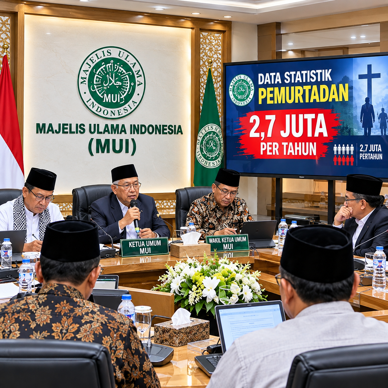 Data Forum Umat Islam(FUI): Indonesia Darurat Permurtadan, Bocoran Mabes Polri 2,7 Juta Orang Murtad Tiap Tahun