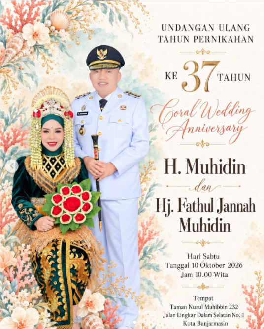 Ditengah Karhutlah yang Semakin Parah, Gubernur Kalsel Malah Adakan Acara 37 Tahun Pernikahan Ditengah Karhutlah yang Semakin Parah, Gubernur Kalsel Malah Adakan Acara 37 Tahun Pernikahan